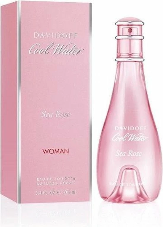 Davidoff Cool Water Sea Rose 100 Ml - Eau De Toilette - Damesparfum 2 Davidoff Cool Water Sea Rose 100 Ml - Eau De Toilette - Damesparfum - Afbeelding 2