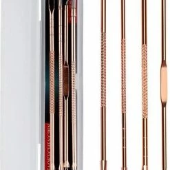 DecoDuoBelle Mee-eters Verwijderen - Blackhead Remover - Puistjes - Professionele Kit - 4 Luxe Puisten Lepels - Mee Eter Lepel - Acne Set - Rose 5 DecoDuoBelle Mee-eters Verwijderen - Blackhead Remover - Puistjes - Professionele Kit - 4 Luxe Puisten Lepels - Mee Eter Lepel - Acne Set - Rose -Maybelline-winkel 550x773 1