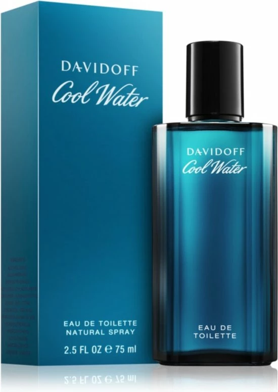 Davidoff Cool Water 75 Ml - Eau De Toilette - Herenparfum 2 Davidoff Cool Water 75 Ml - Eau De Toilette - Herenparfum - Afbeelding 2