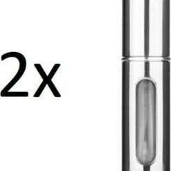 MaxedMore Parfum Verstuifer Zilver - 5 Ml - Navulbaar - Meeneem Parfum Flesje