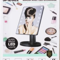 Benson Make-Up Spiegel - LED Touch - Dimbaar - 16 Leds - Zwart 5 Benson Make-Up Spiegel - LED Touch - Dimbaar - 16 Leds - Zwart -Maybelline-winkel 550x798