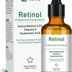 SIMIA? SIMIA Original Active Retinol Serum - Met Vitamine E & Hyaluronzuur - Gezichtsserum - Collageen - Anti Aging - Celvernieuwing - Anti-Acne - Tegen Mee-eters En Grove Pori N - Tegen Pigmentvlekken - 30ml