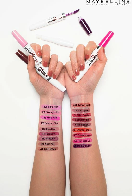Maybelline Superstay 24H Lippenstift - 185 Rose Dust 16 Maybelline Superstay 24H Lippenstift - 185 Rose Dust - Afbeelding 16