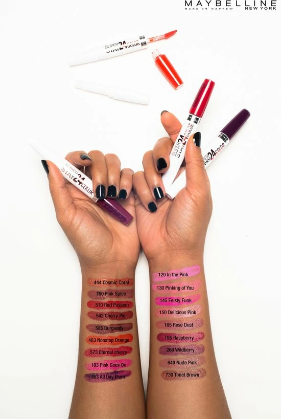 Maybelline Superstay 24H Lippenstift - 185 Rose Dust 15 Maybelline Superstay 24H Lippenstift - 185 Rose Dust - Afbeelding 15