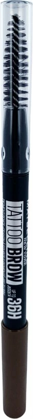 Maybelline Tattoo Brow 36H Wenkbrauwpotlood - 05 Medium Brown 9 Maybelline Tattoo Brow 36H Wenkbrauwpotlood - 05 Medium Brown - Afbeelding 9